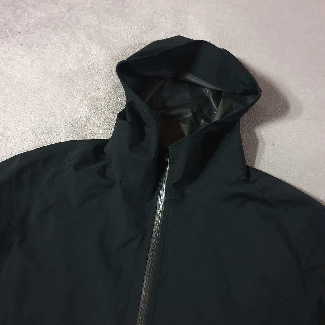 유니클로 블록테크 파카 바람막이 자켓 XL 블랙 상품이미지3