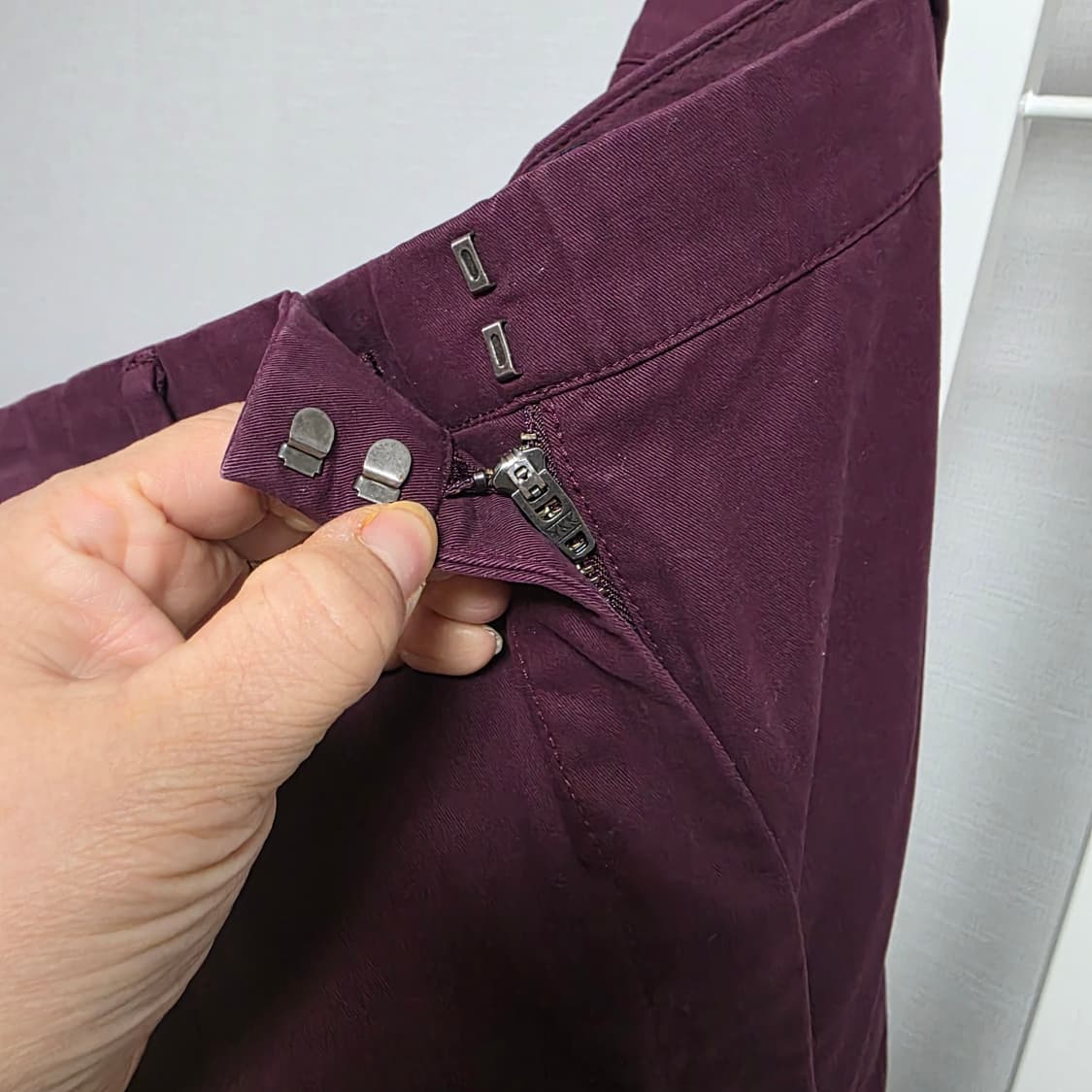 COS 버건디 여성 면바지 팬츠 상품이미지6