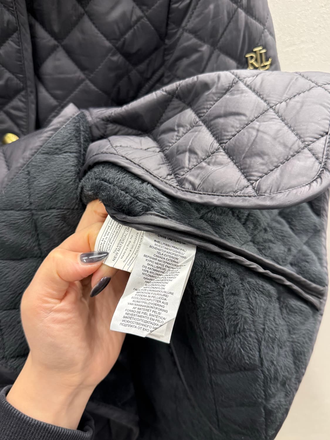 POLO 폴로 랄프로렌 퀄팅 자켓 경량 패딩 L 상품이미지5