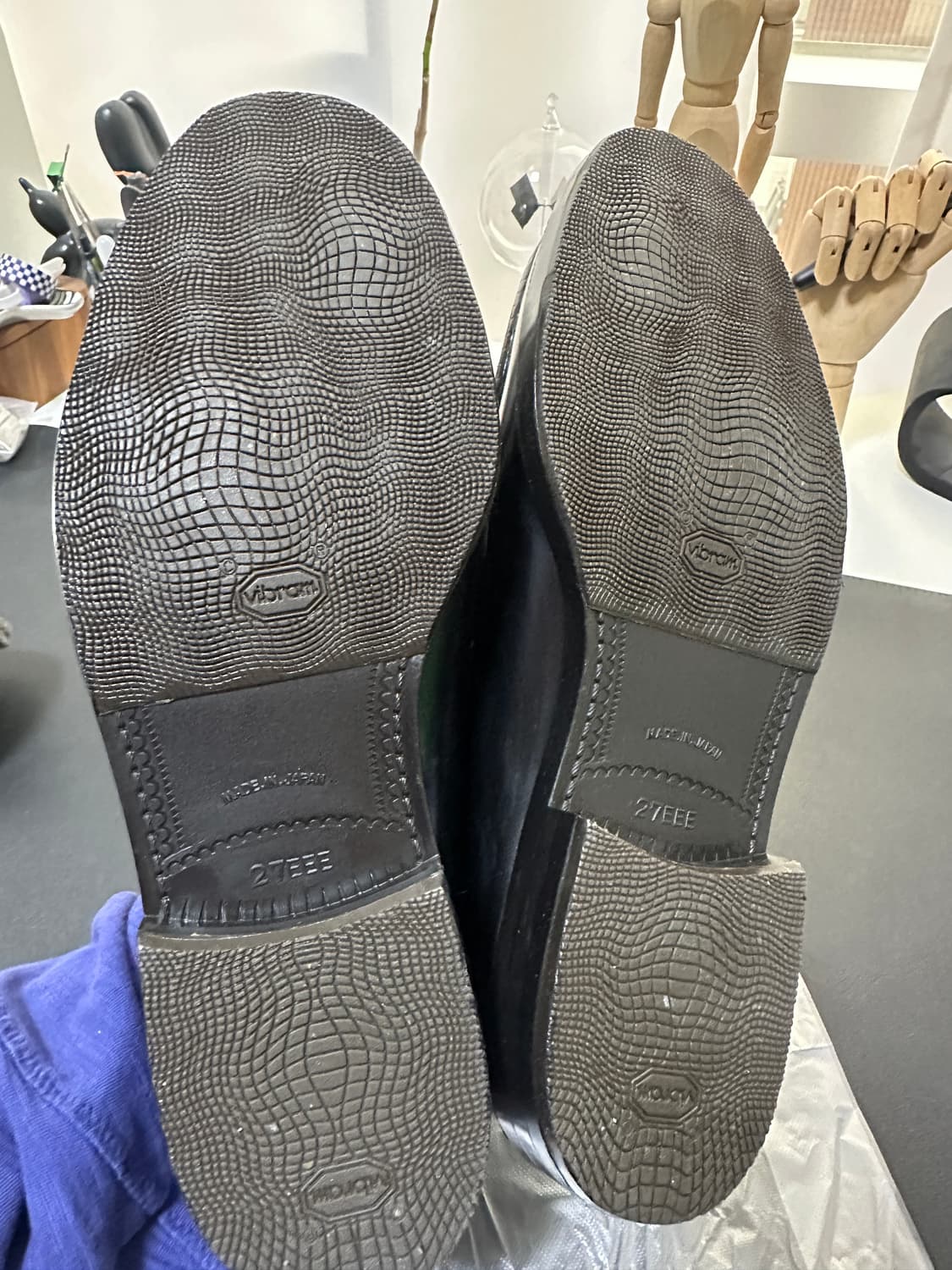 하루타 906 소가죽블랙 로퍼 270 상품이미지6