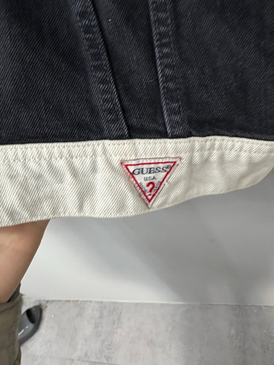 게스 투톤 데님 자켓 A3059 상품이미지4