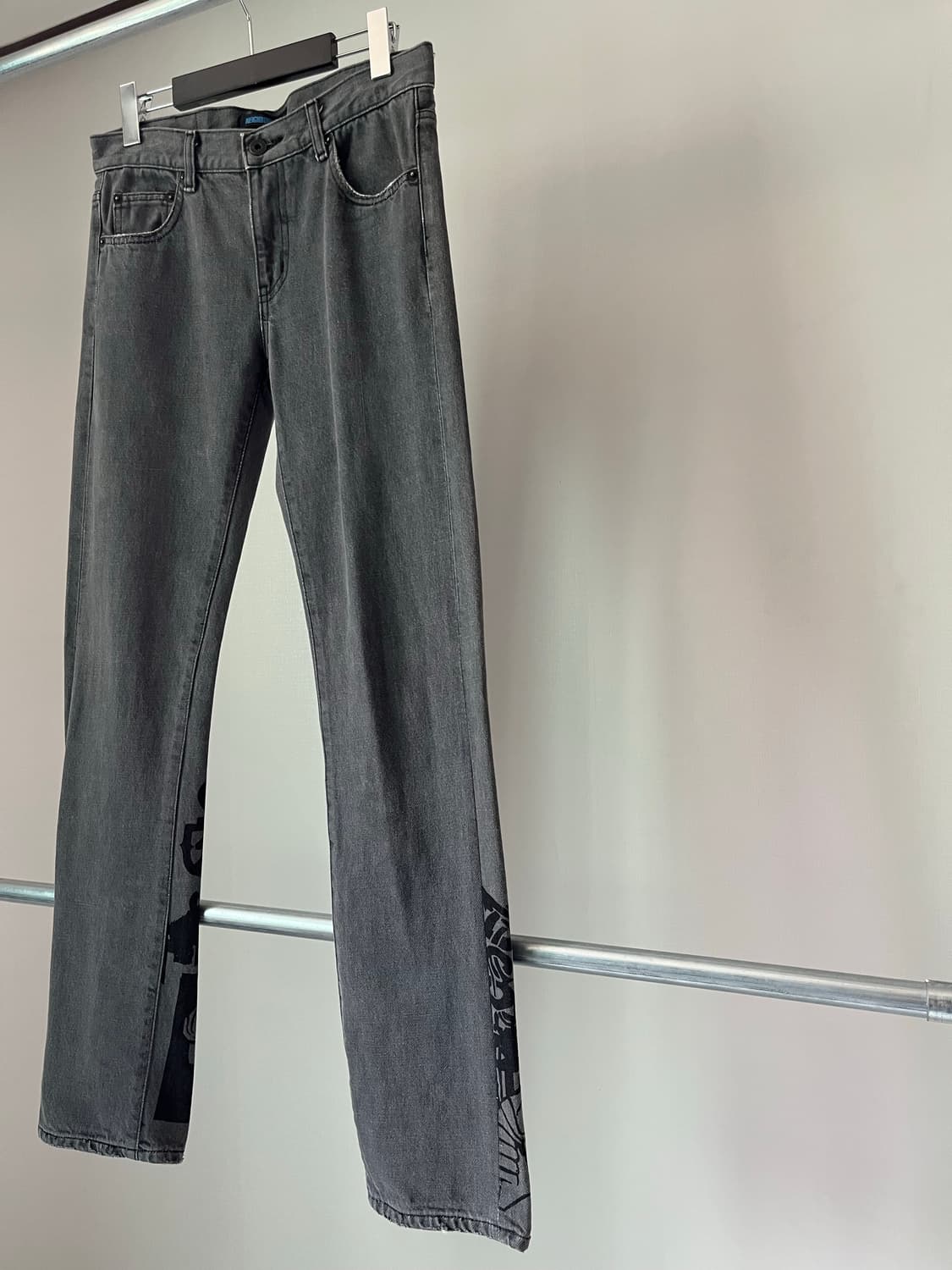 Neighborhood Graphic Print Denim Pants 상품이미지5