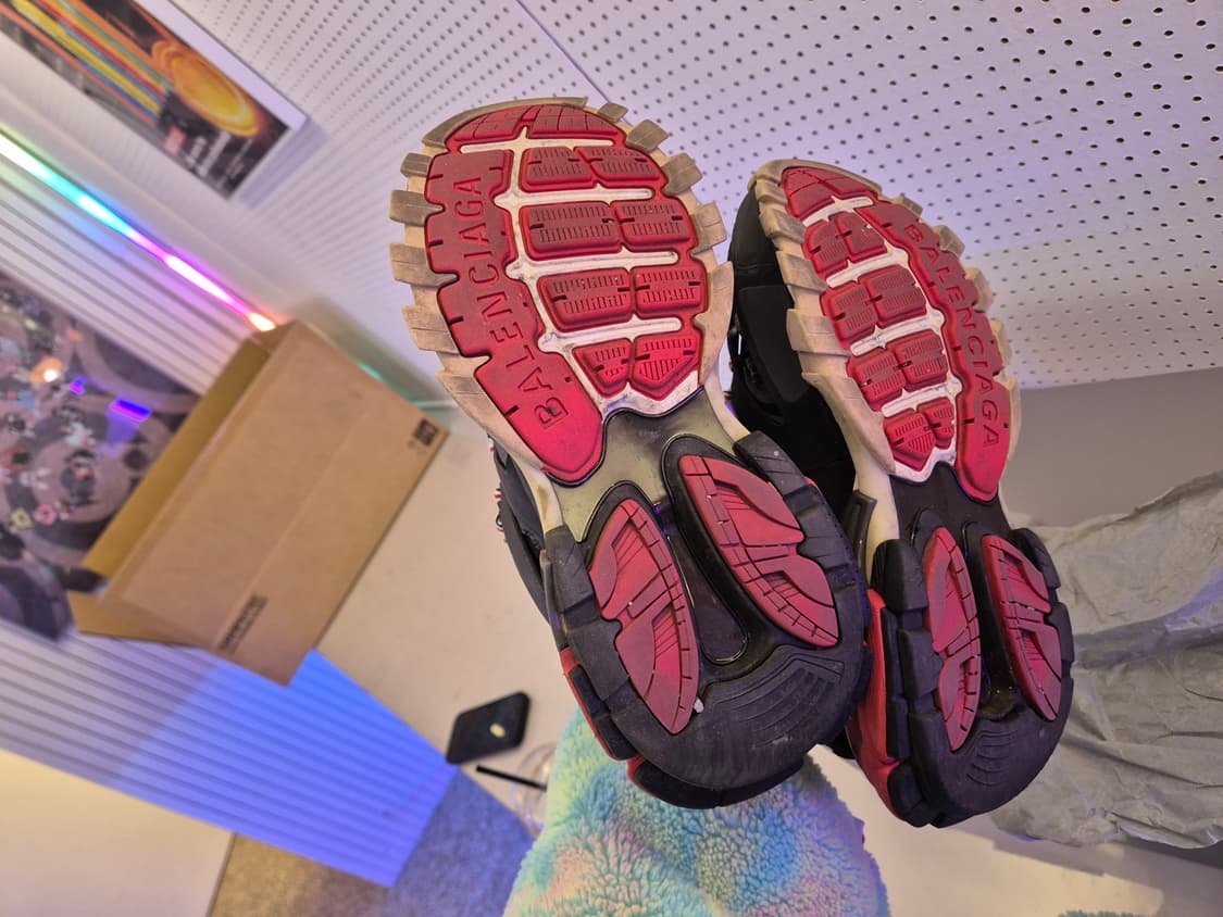 발렌시아가 트랙 39 블랙/레드 풀박 상품이미지5