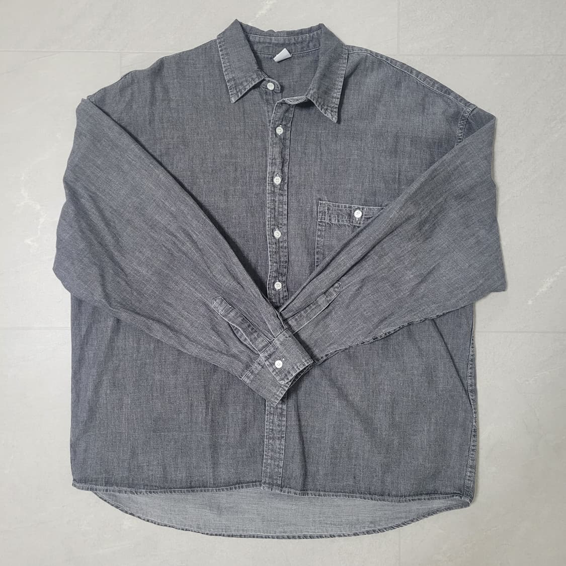 파르티멘토 데님셔츠 블랙[M] 상품이미지2