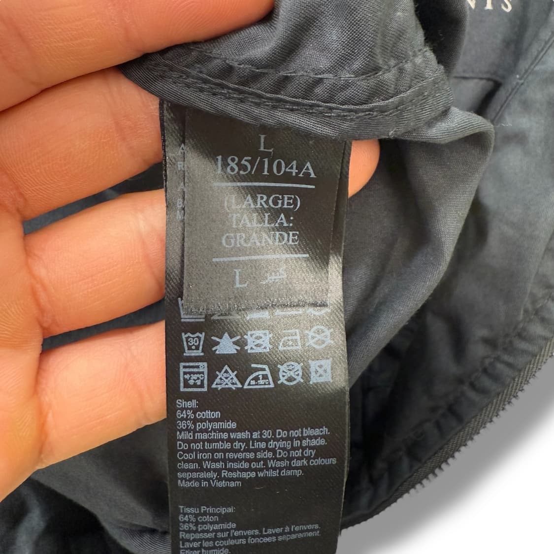 올세인츠 베이직 블루종 r1849  상품이미지7