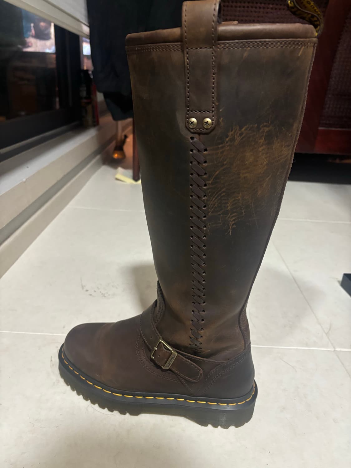 닥터마틴 애니스톤 니하이 브라운   BRW / 41871200 상품이미지5