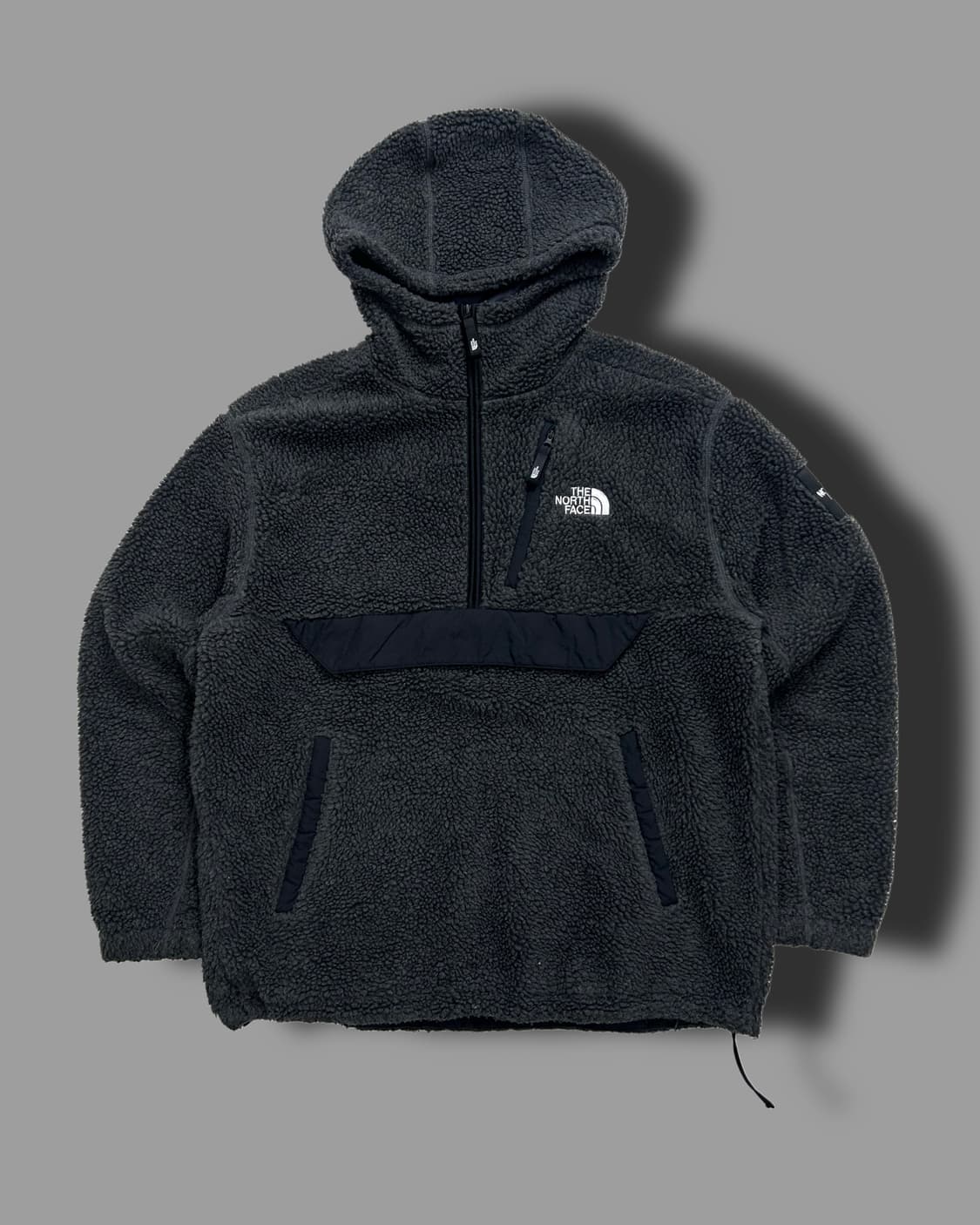 노스페이스 화이트라벨 딥그레이 후드 반집업 105 상품이미지4