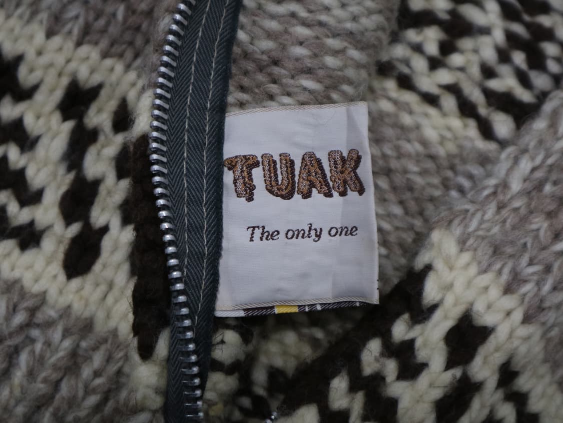 투악 버진울 집업 코위찬 가디건 made in cana 상품이미지4