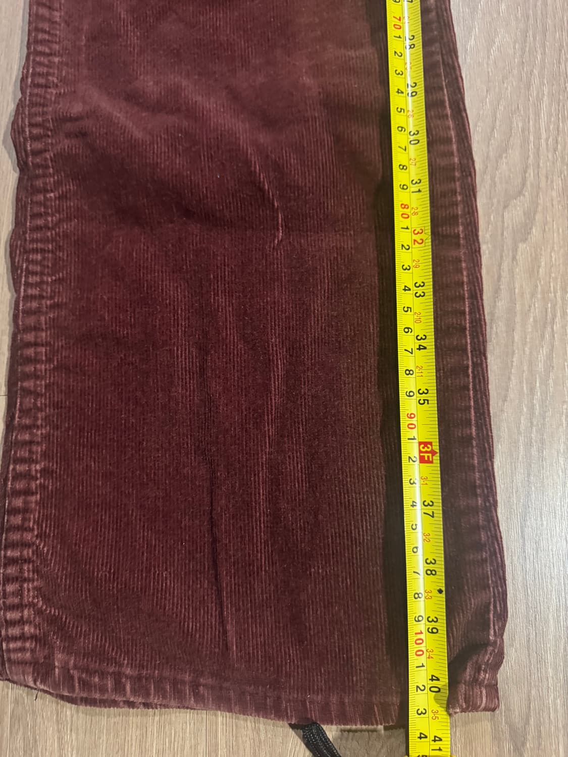 리바이스 코듀로이517 빈티지 버건디 36x31 (실제 체감 34x30) 상품이미지8