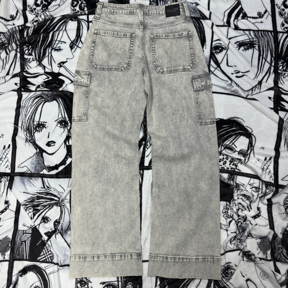 홀리스터 워싱 카고 데님팬츠 상품이미지3