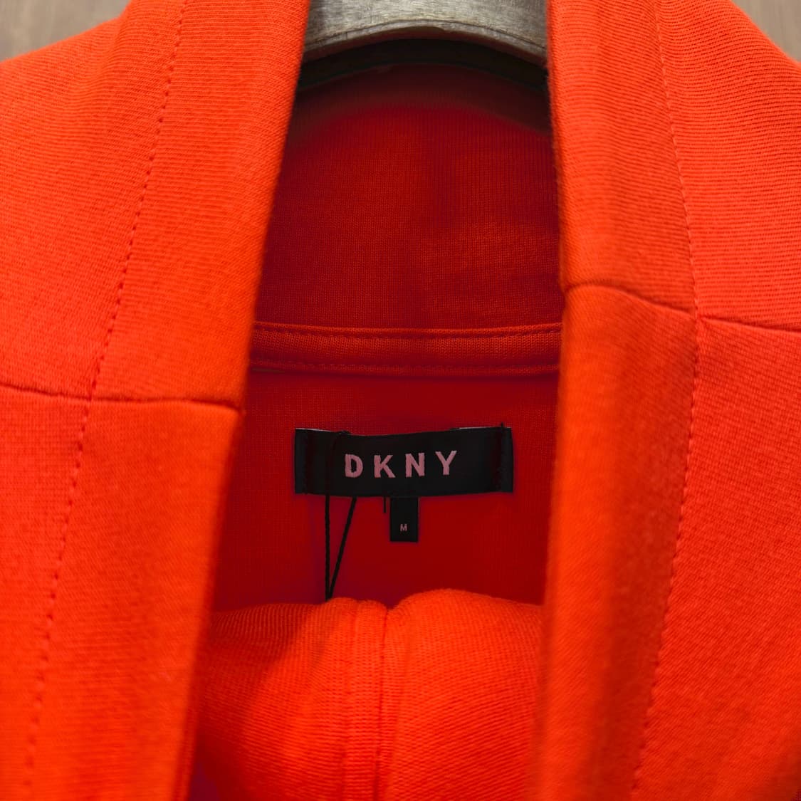 도나카란 뉴욕 하프 집업 스웻 셔츠 스트링 디테일 오렌지 상품이미지8