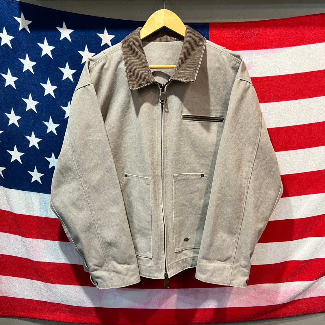 라퍼지스토어 코듀로이 카라 빅오버 워크자켓 상품이미지1