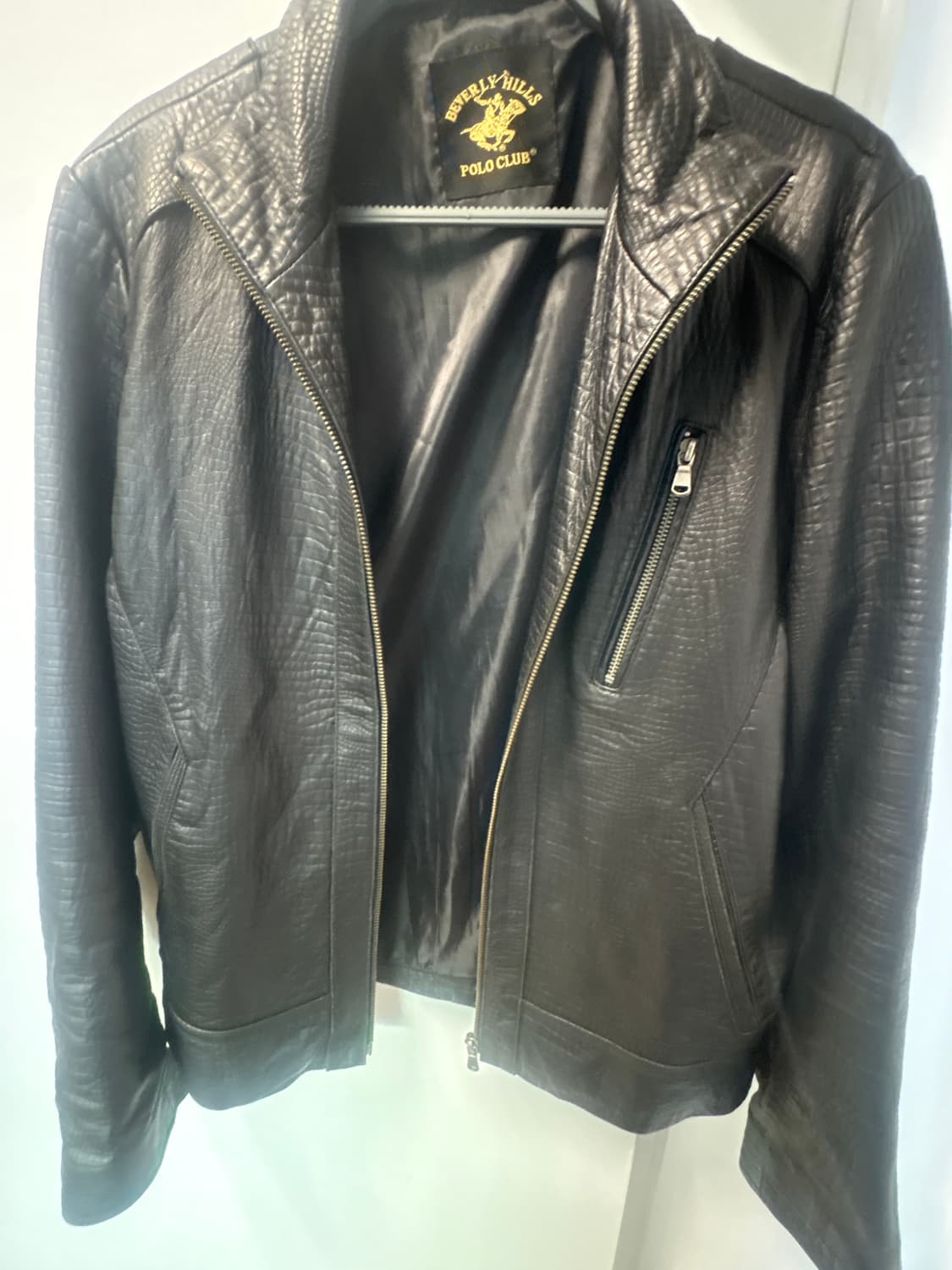 비버리힐스 폴로 클럽 레더 자켓 상품이미지1