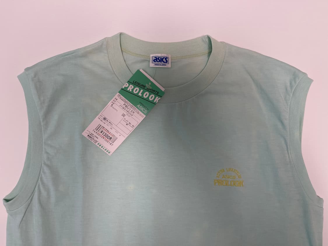 아식스 90s 올드 프로룩 1번 민소매 티셔츠 빈티지 ASICS OLD 상품이미지2