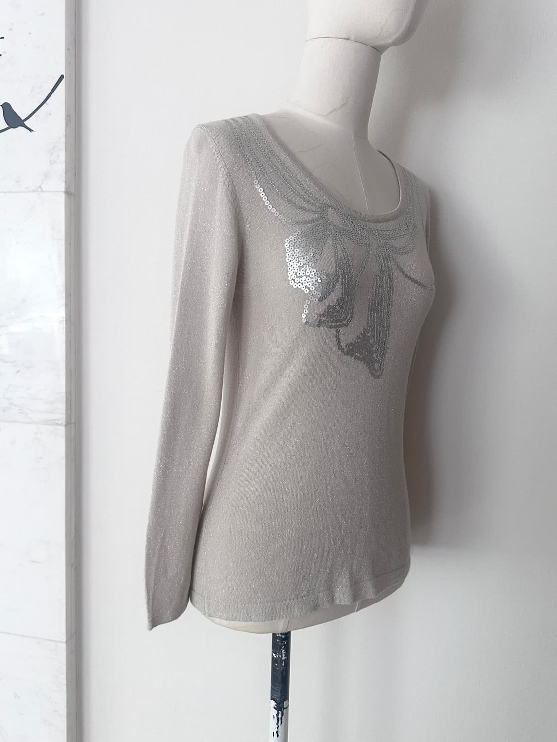 GEORGES RESCH silver spangle top 상품이미지3