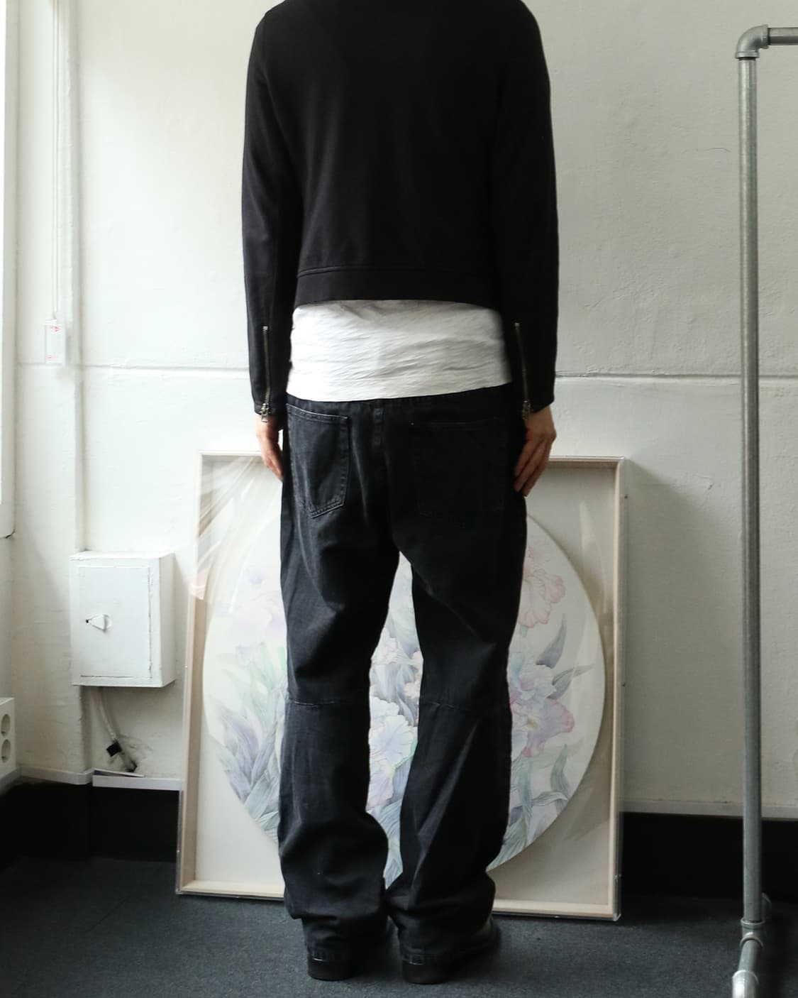 헬무트랭 블랙 데님 팬츠 상품이미지3