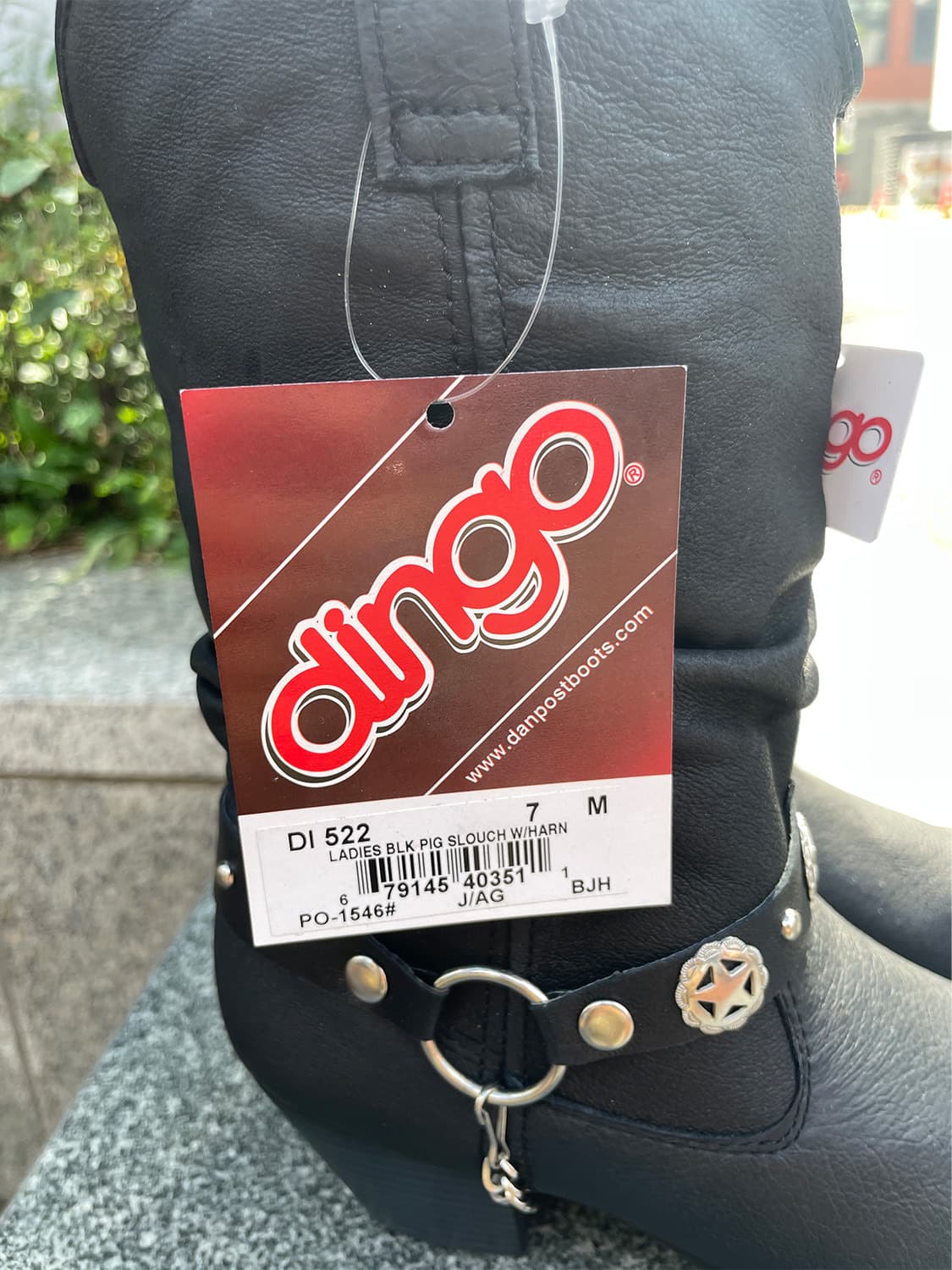 블랙 웨스턴 하네스 바이커 부츠  상품이미지7