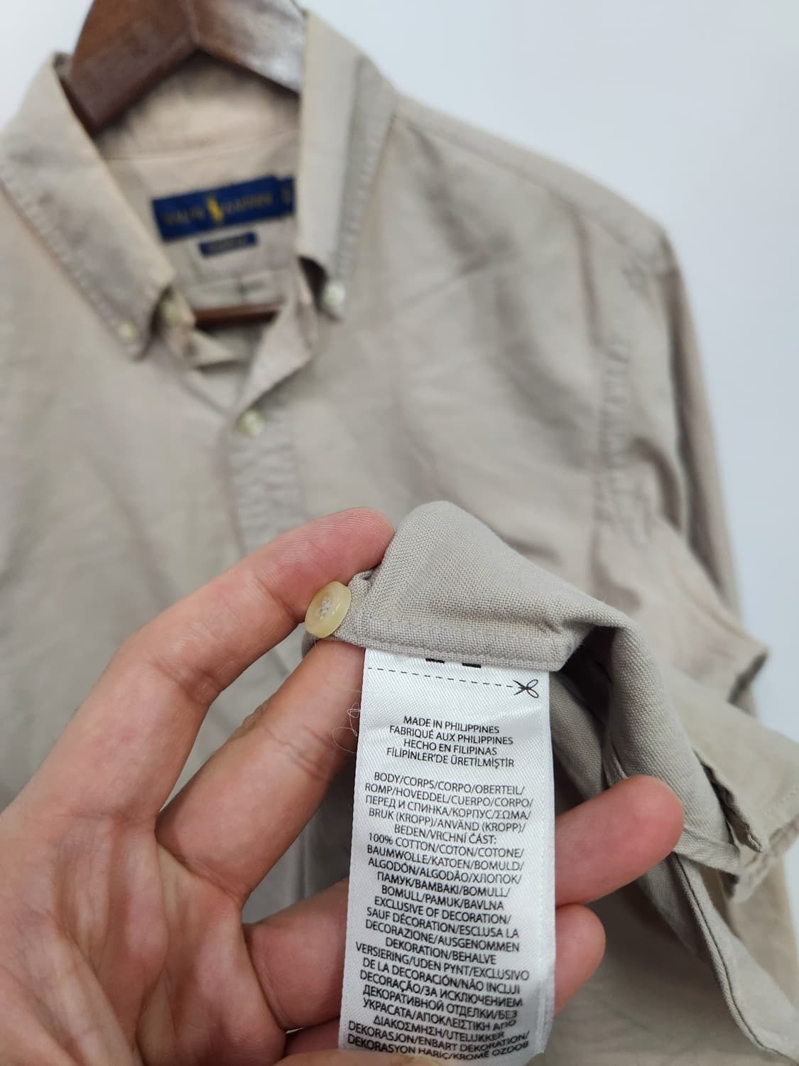 폴로랄프로렌 베이지 셔츠 상품이미지7