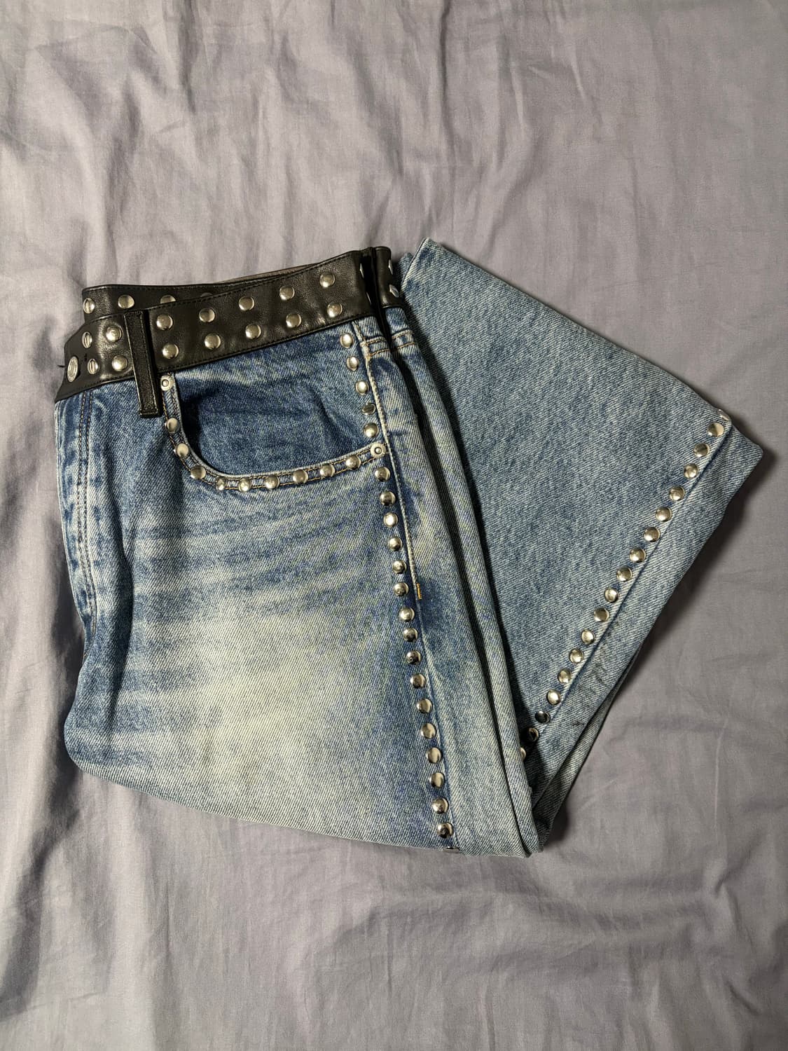 스투시 웨일즈보너 데님팬츠 상품이미지1