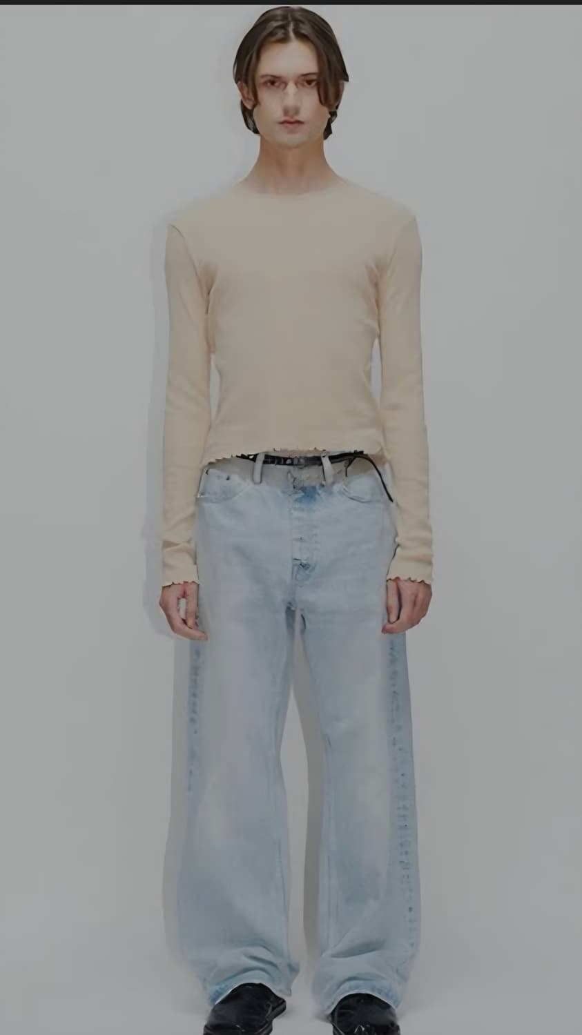 HOPE CRISS JEANS 페일 블루 빈티지 32 호프 상품이미지1