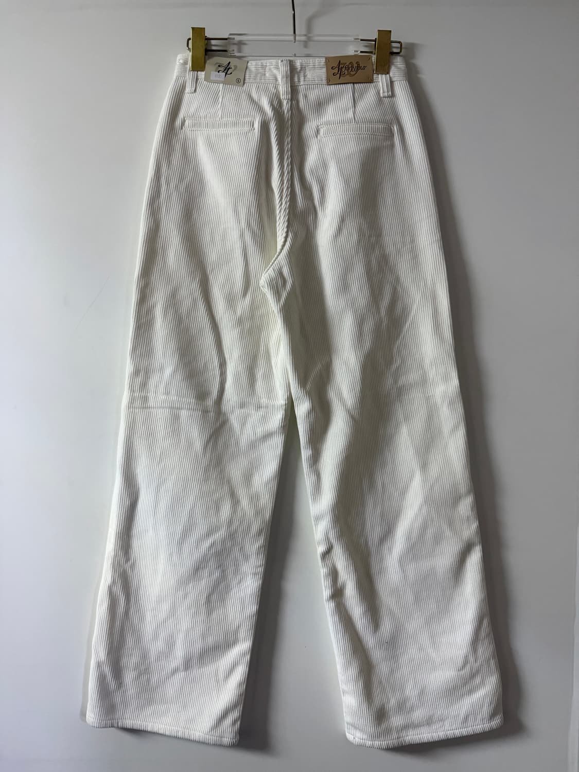 새상품 여자 코듀로이 기모 와이드팬츠 S 상품이미지5