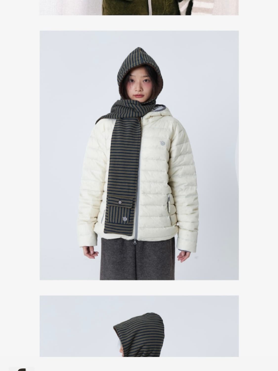 aeae 포켓 후드 머플러 상품이미지2