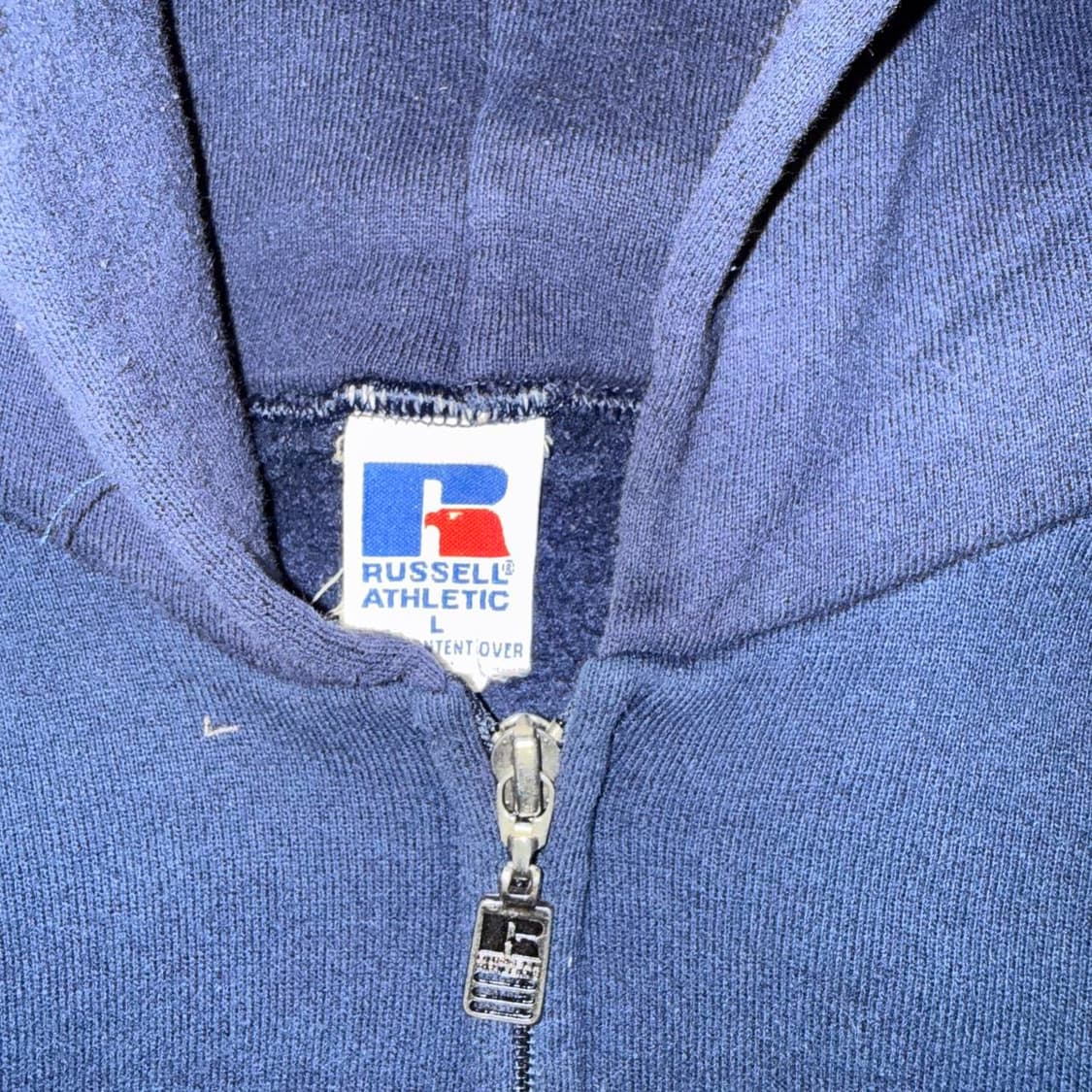 러셀 애슬레틱 스웻 후드집업 네이비 상품이미지2