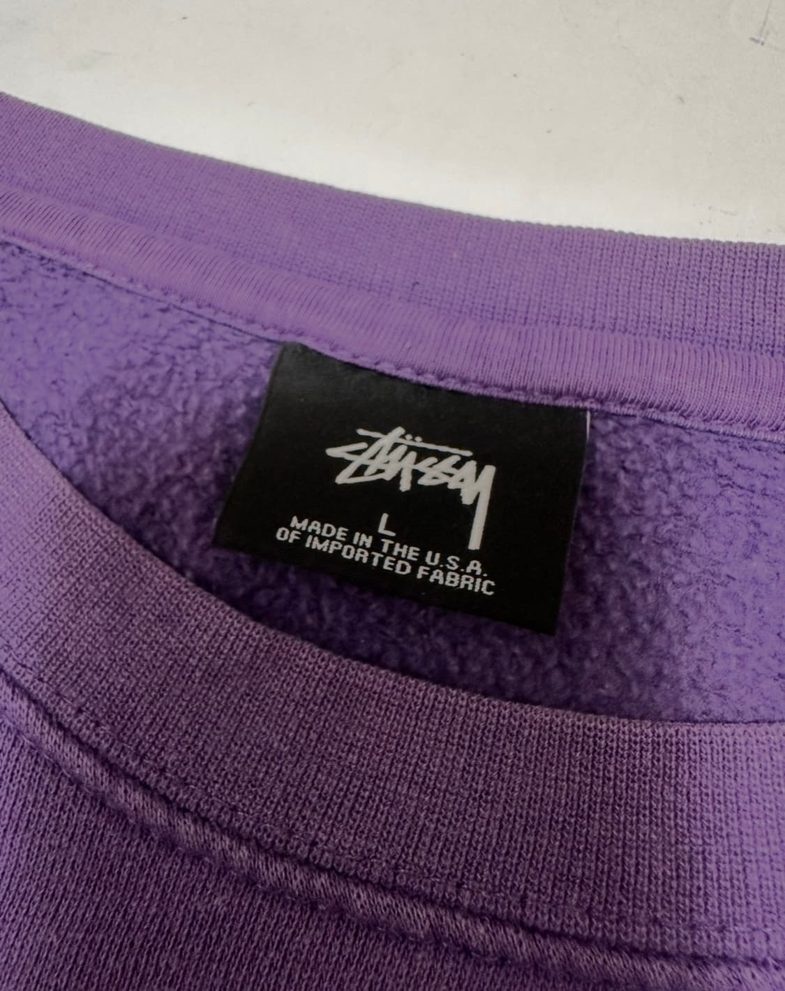 스투시 피그먼트 다이드 빅스탁 맨투맨 상품이미지6