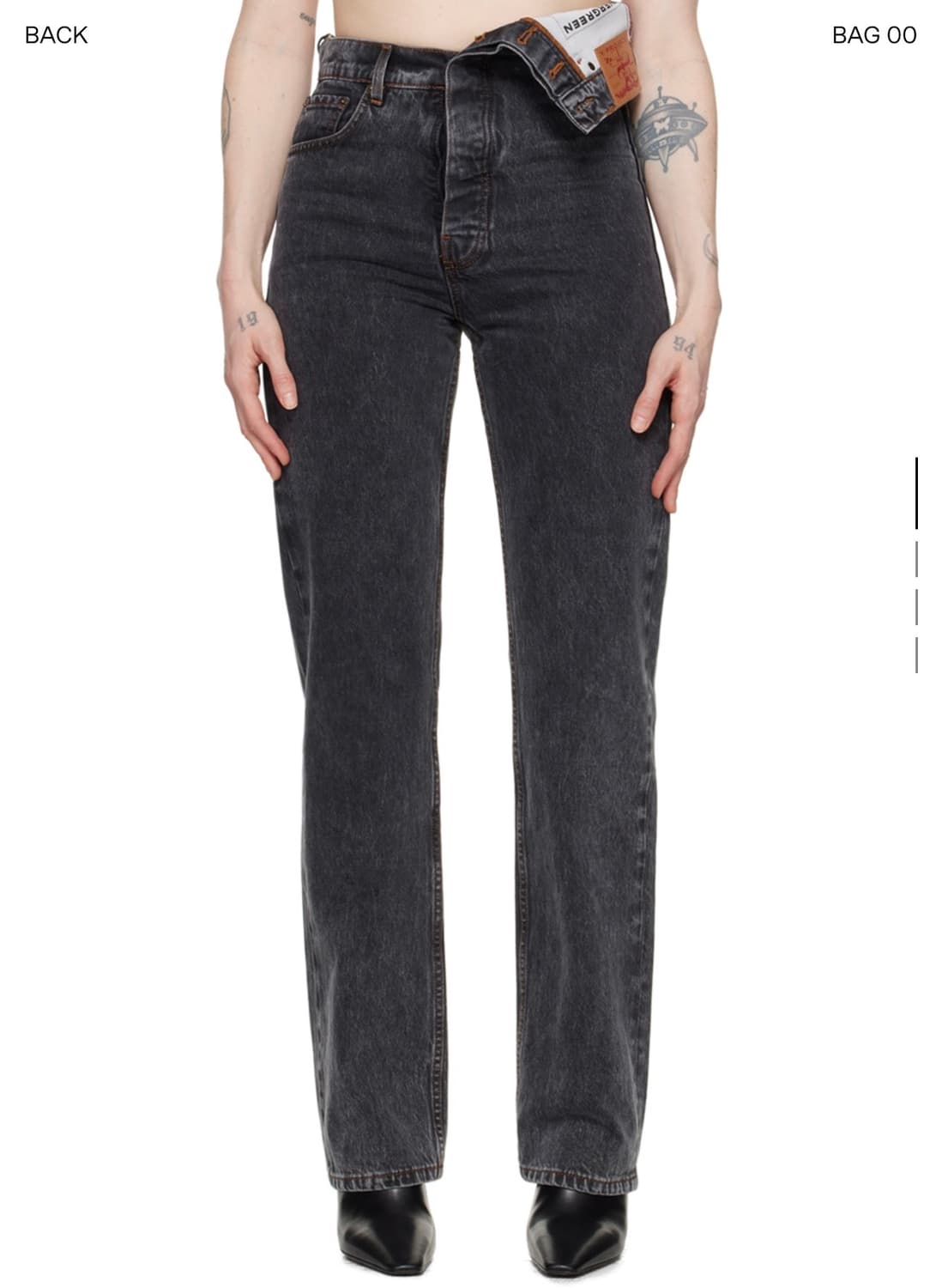 Y/Project 와이프로젝트 black asymmetric jenas 상품이미지2