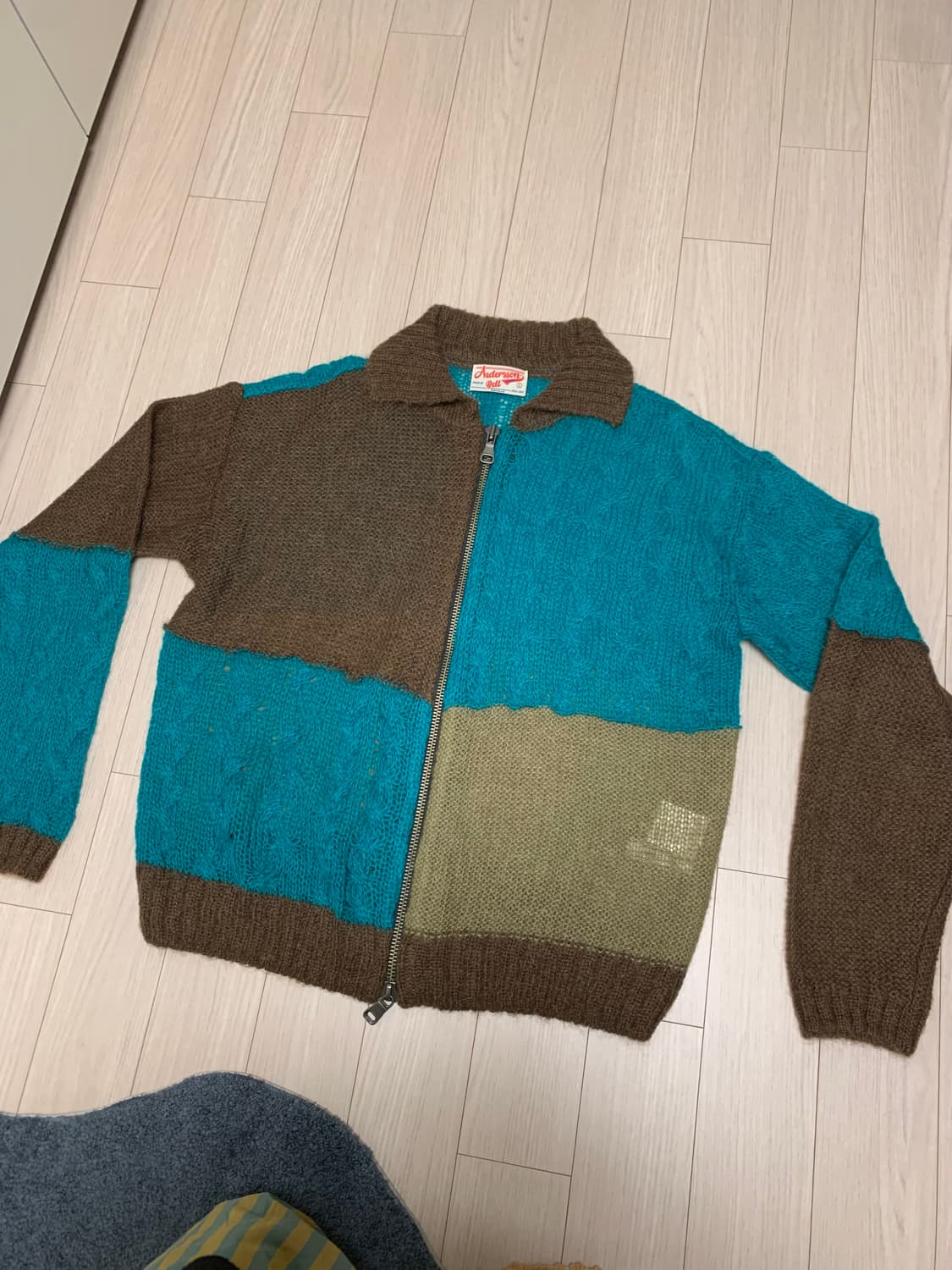 앤더슨벨 모헤어 마테이라 가디건 L 상품이미지2