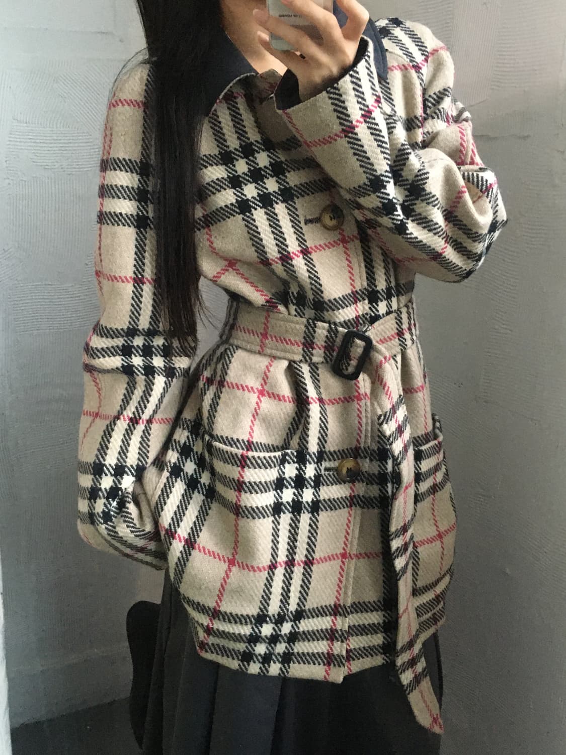 Burberry 런던 노바체크 리버시블 울 자켓 상품이미지1