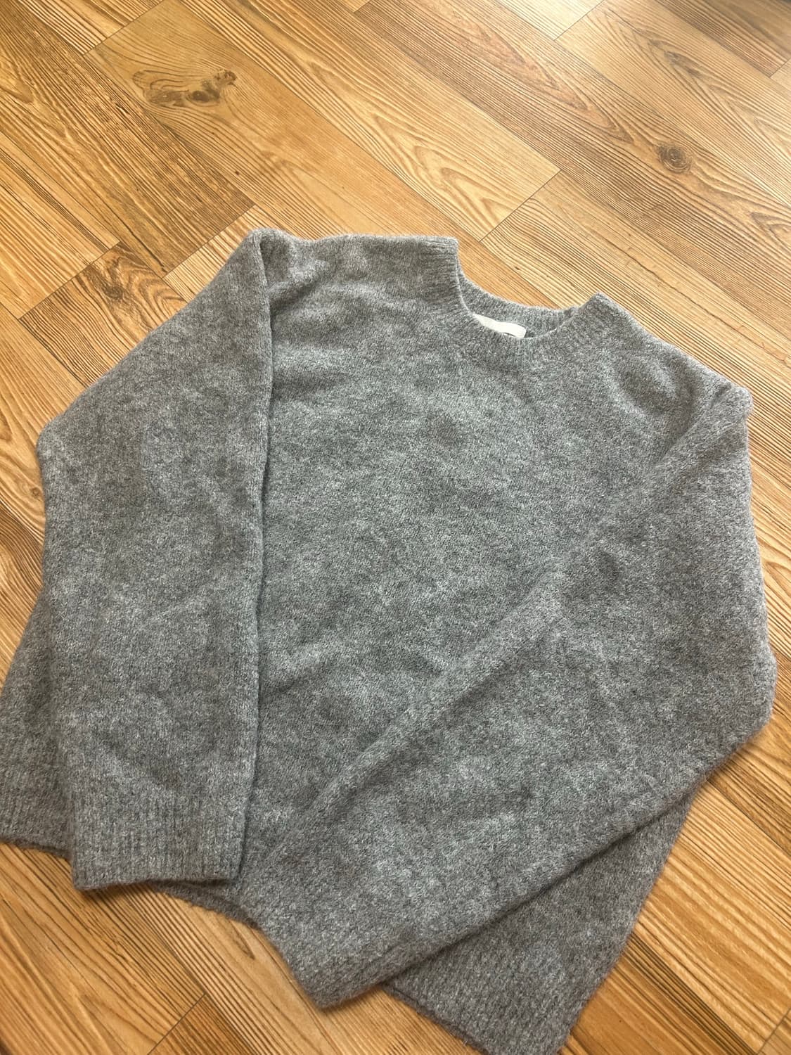 수아레 콜라보 알파카 라운드 니트 L 상품이미지5