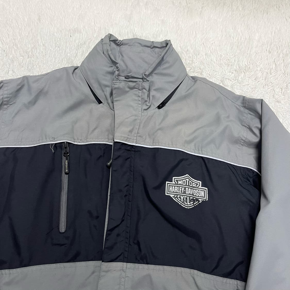 Harley-Davidson grey bomber jacket 상품이미지6