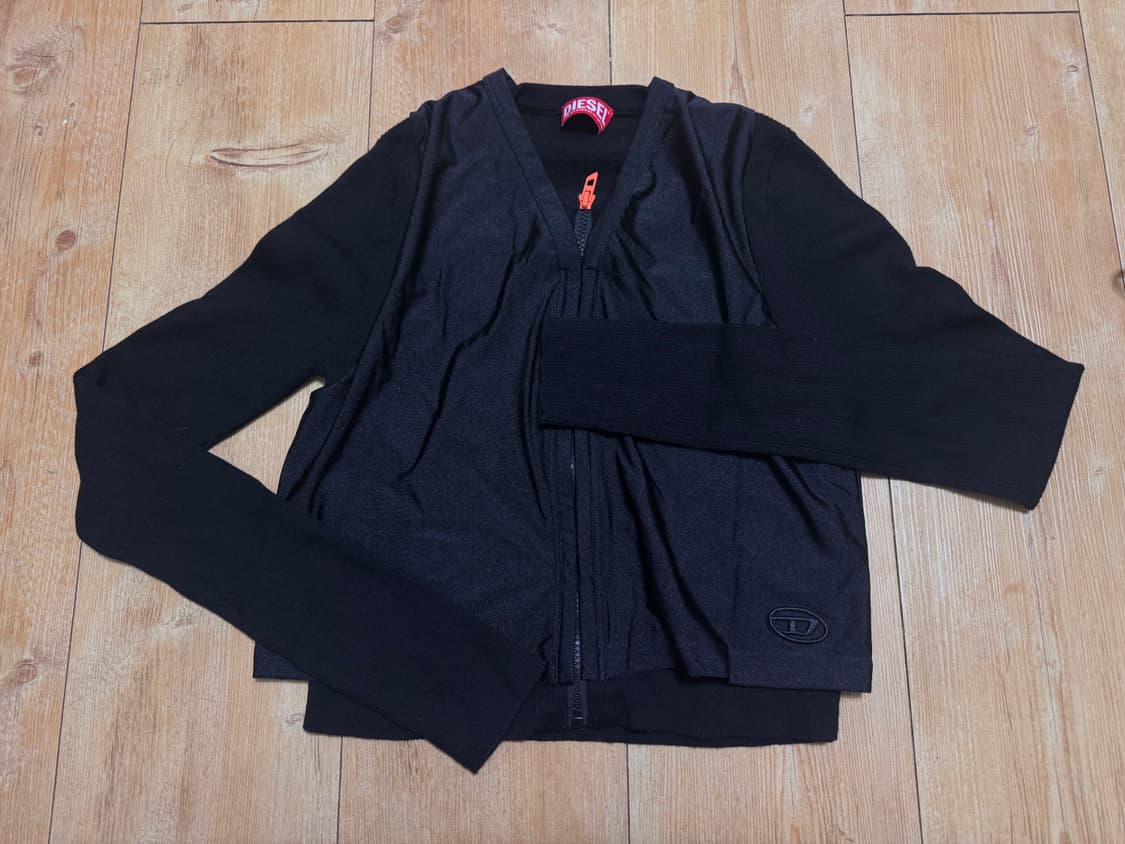 디젤(DIESEL) 레이어드 집업 가디건 (CLG 정품인증 가능) 상품이미지1