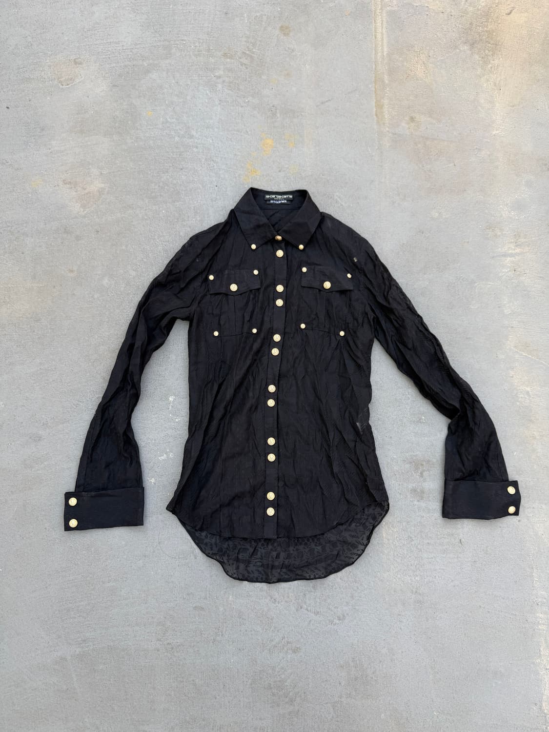 10corsocomo X balmain 금장 버튼 셔츠 상품이미지5