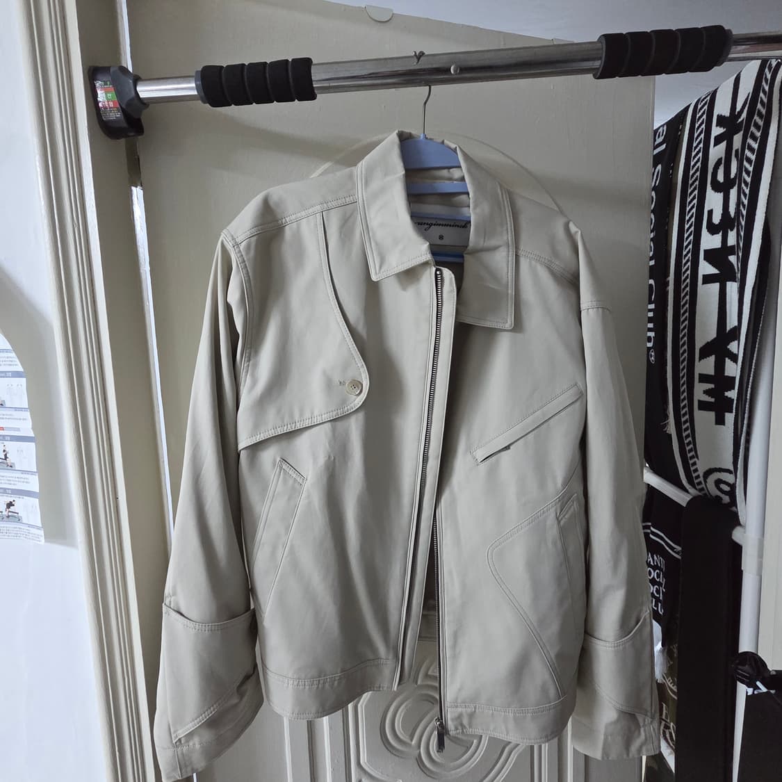 언지미크 트렌치 자켓 L 상품이미지4