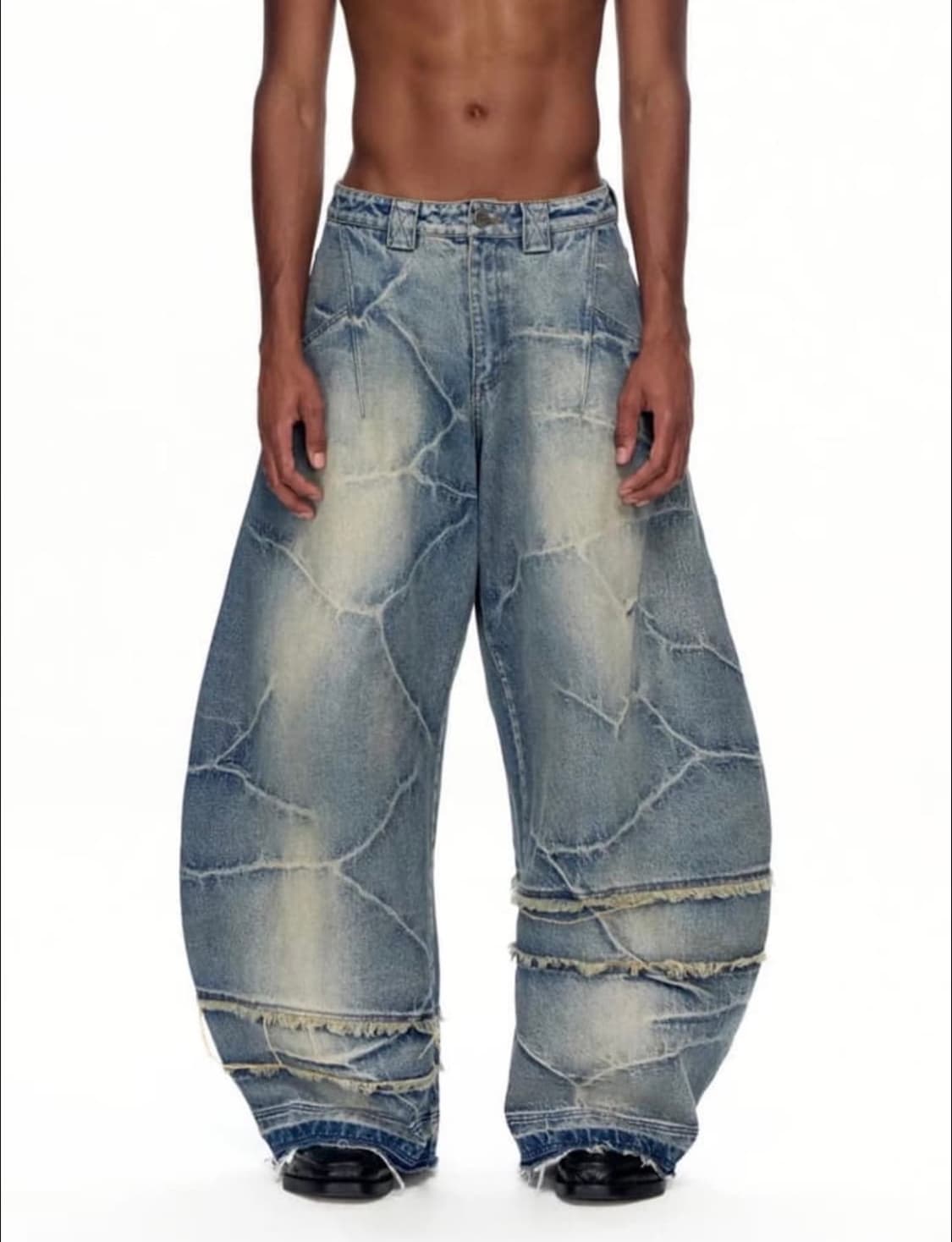 EMOBROTHER Circuit Burn 데님팬츠 상품이미지1