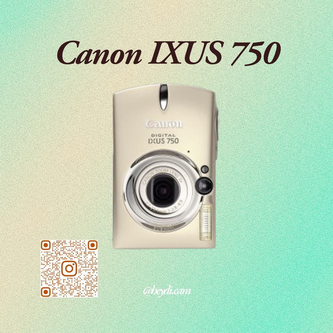 아일릿 원희) 캐논 ixus750 IXY700 골드 상품이미지1