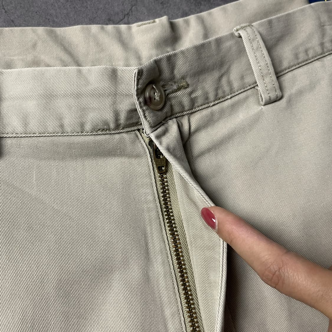 RALPH LAUREN 랄프로렌 빈티지 베이지 치노 하프팬츠 A01082 상품이미지3
