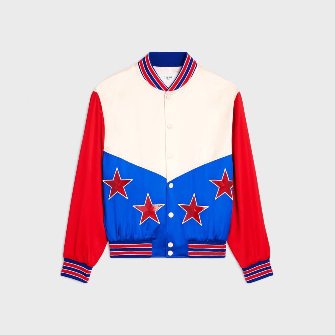 [BTS 뷔님 착용] 셀린느 23ss 아메리카나 새틴 봄버 자켓 상품이미지4