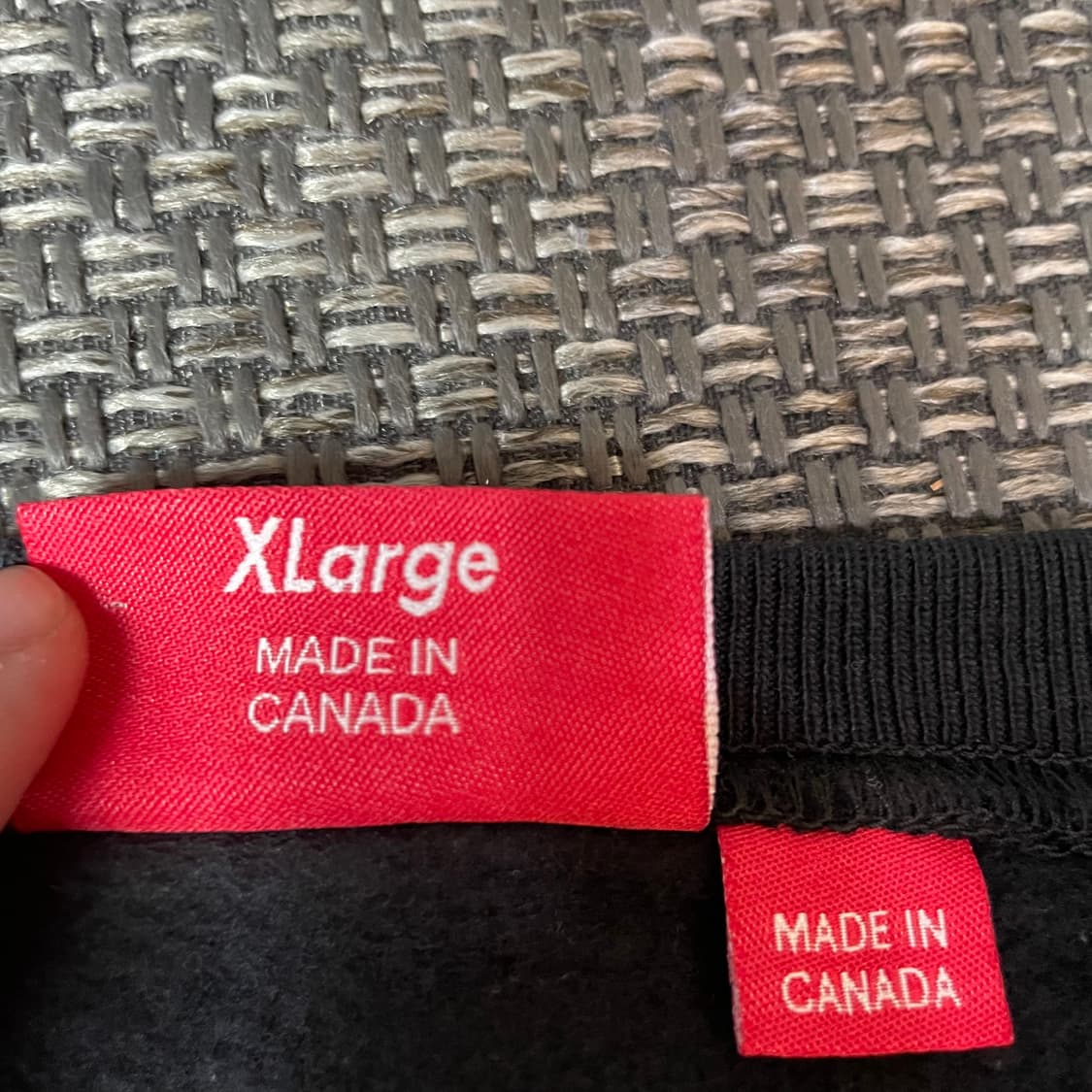 슈프림 브리드 크루넥 블랙 맨투맨 XL 상품이미지5