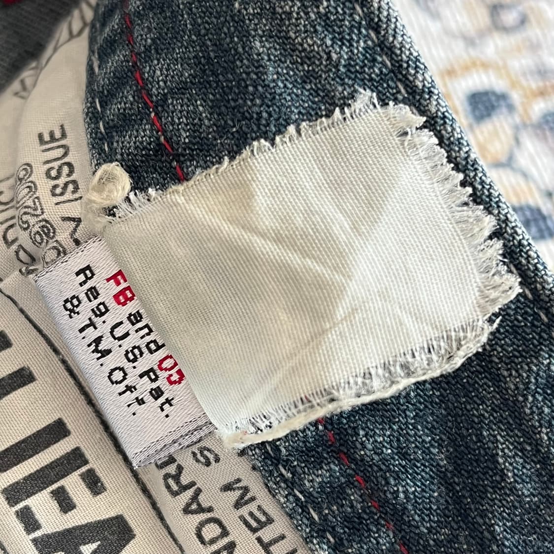 후부 포드 머스탱 힙합 데님팬츠 상품이미지5