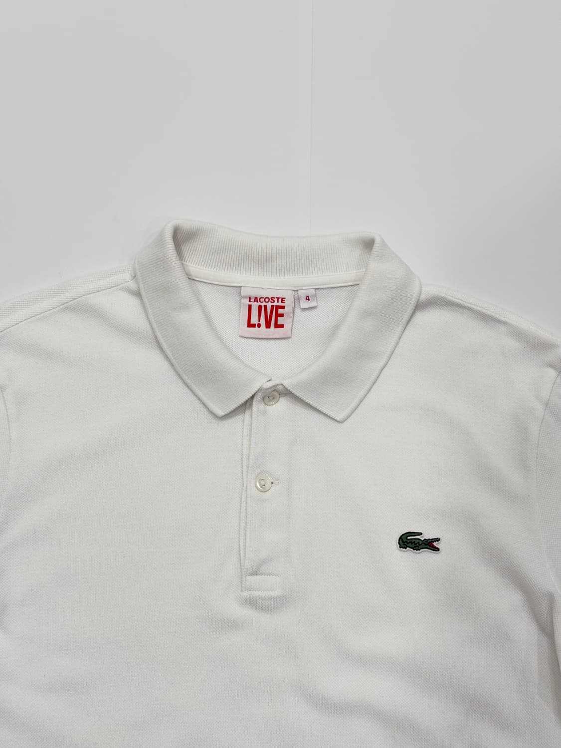 Lacoste 라코스테 화이트 카라티  상품이미지2
