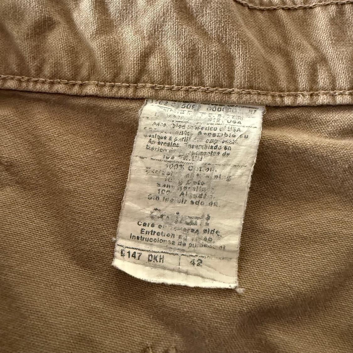 (42) Carhartt 칼하트 캔버스 카펜터 반바지 쇼츠 상품이미지5