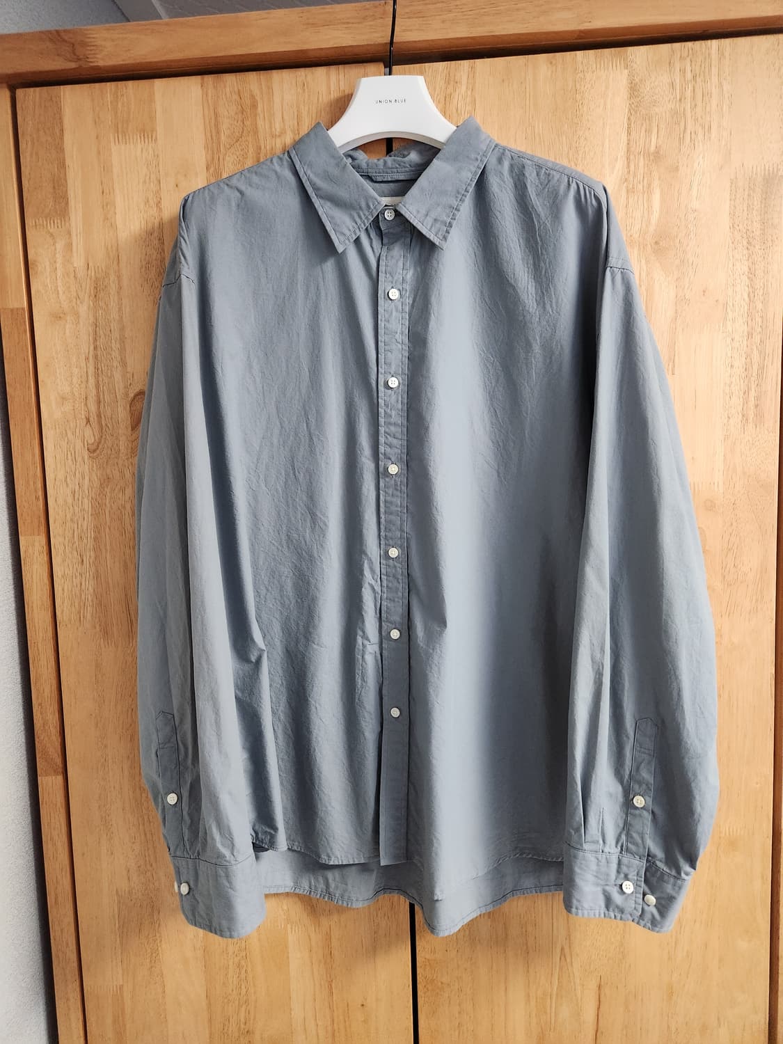 유니온블루 런드리 셔츠 엔트런그 그레이 XL 상품이미지1