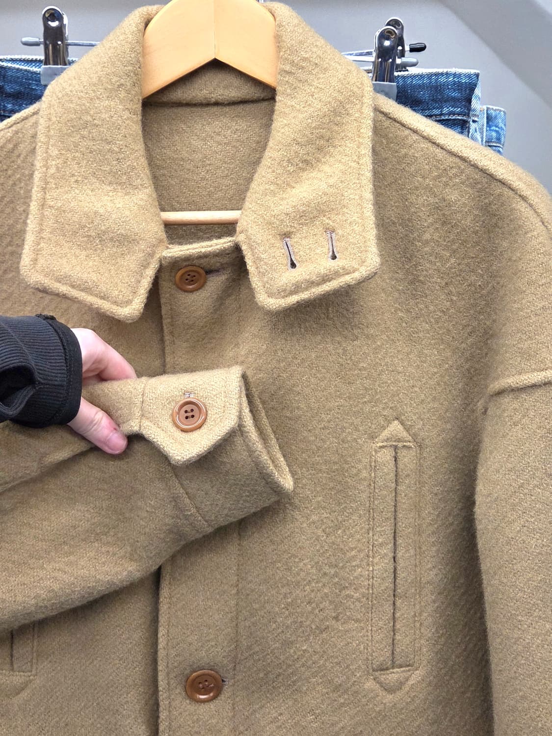 1980s Scene from van 울 자켓 상품이미지6