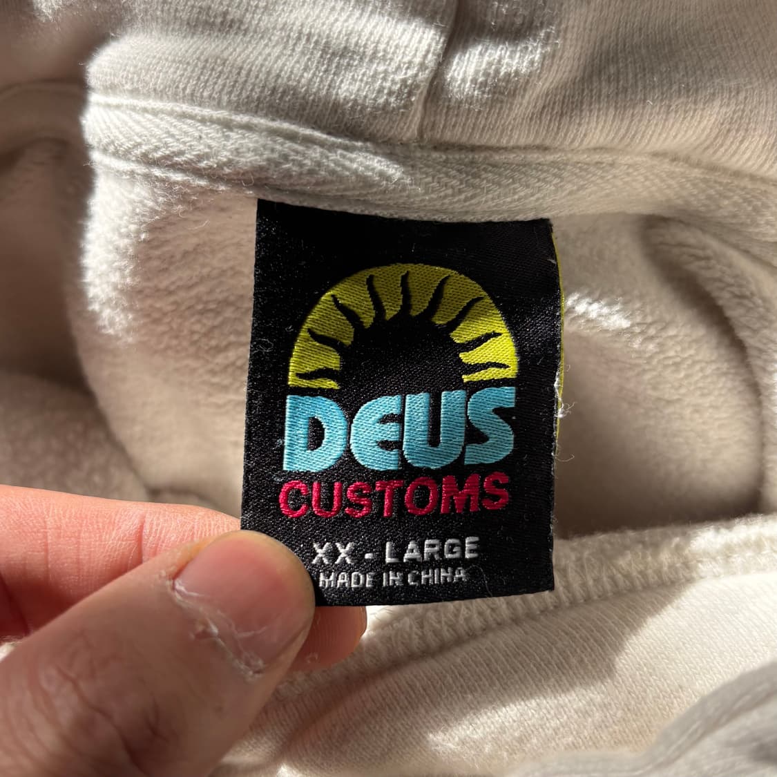 데우스 엑스 마키나 커스텀 보드 후드티 XXL 상품이미지6