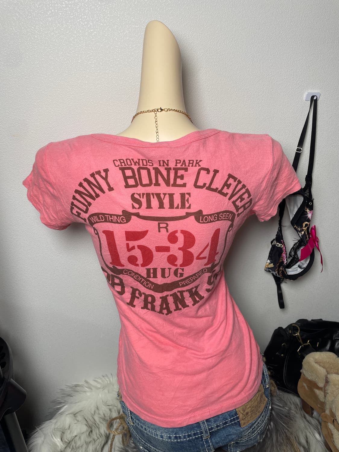 D.I.A 빈티지 레터링 반팔 티셔츠 상품이미지3