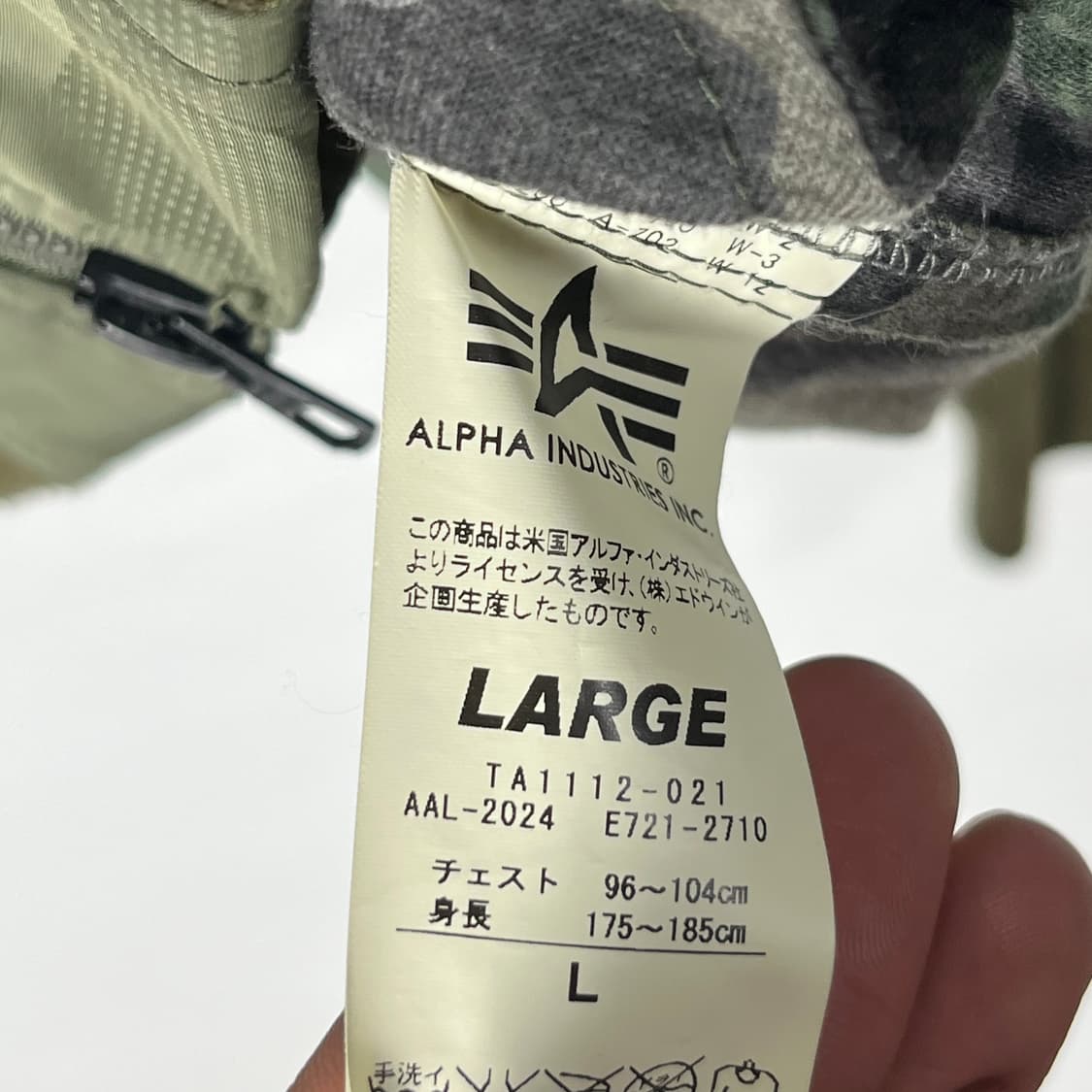 [ALPHA INDUSTRIES] 알파인더스트리 밀리터리 MA-1 자켓 상품이미지6