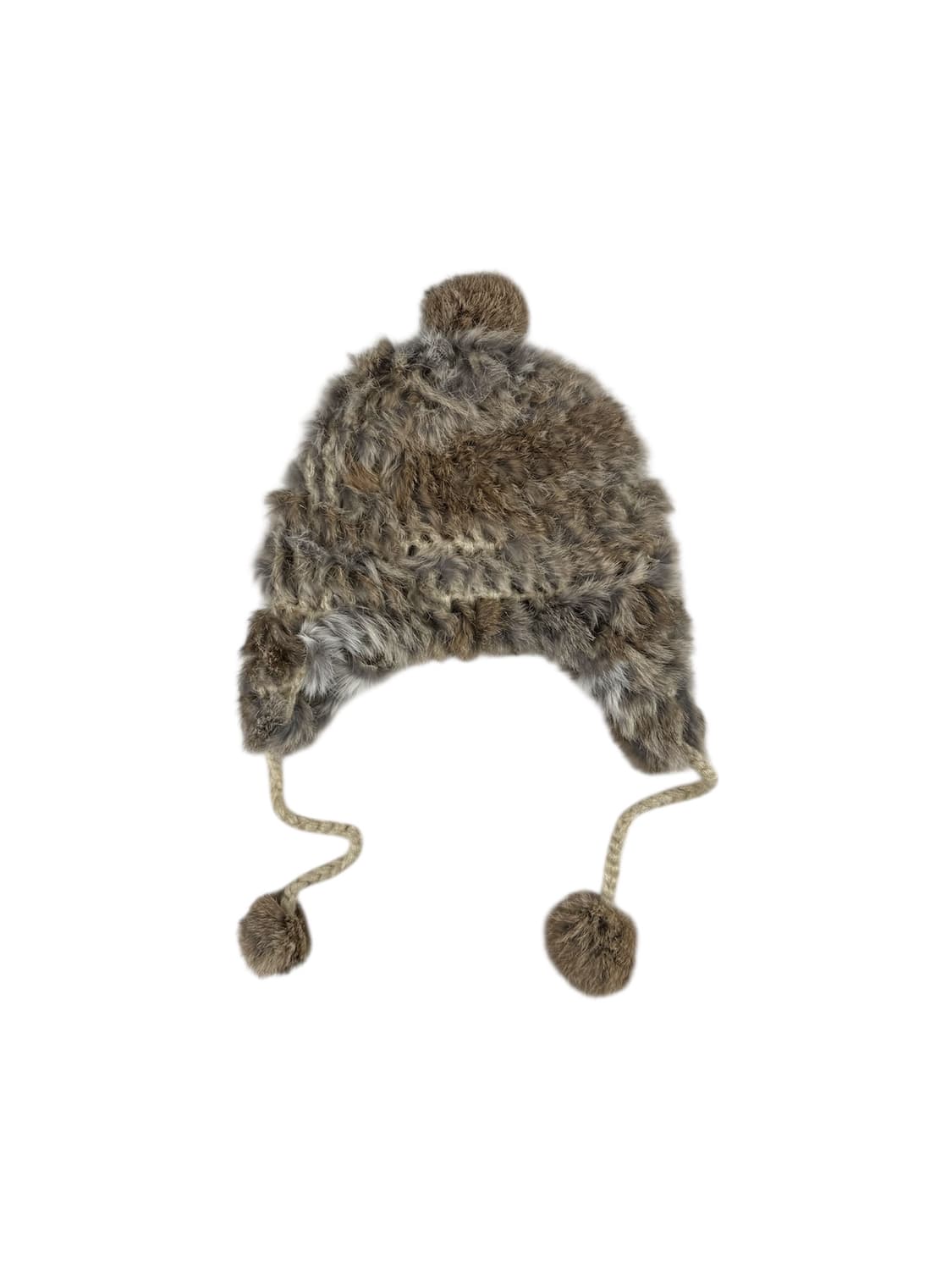 JPN 래빗 퍼 이어플랩 비니 상품이미지3